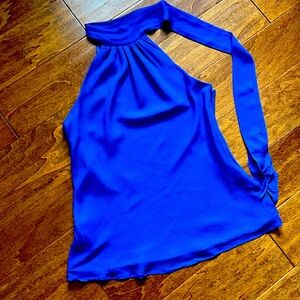 Sleeveless blue neck tank top from Express!